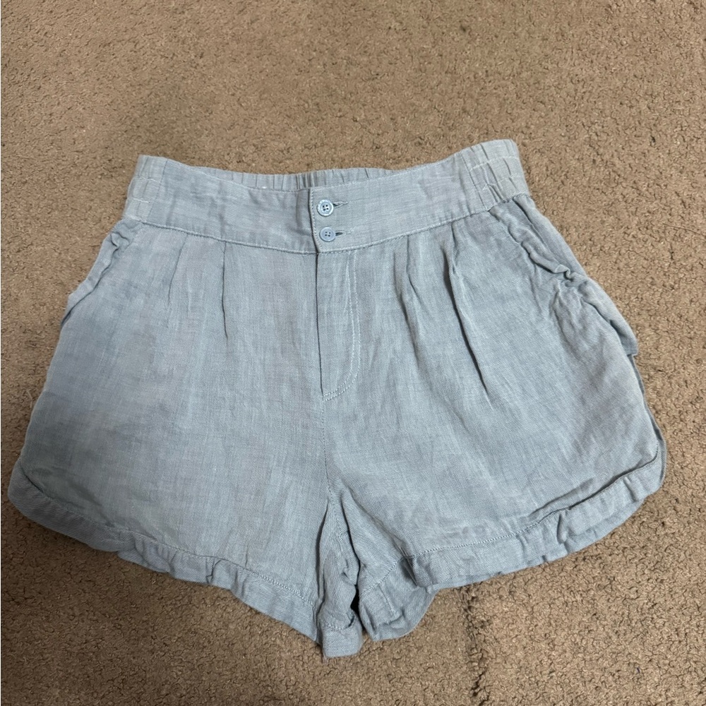 Stylish Gray/Blue Women's Shorts